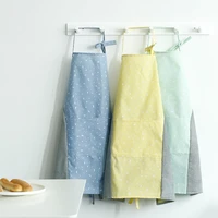home fabric hand wiping apron pure cotton fashion cooking and cooking kitchen oil proof coverall