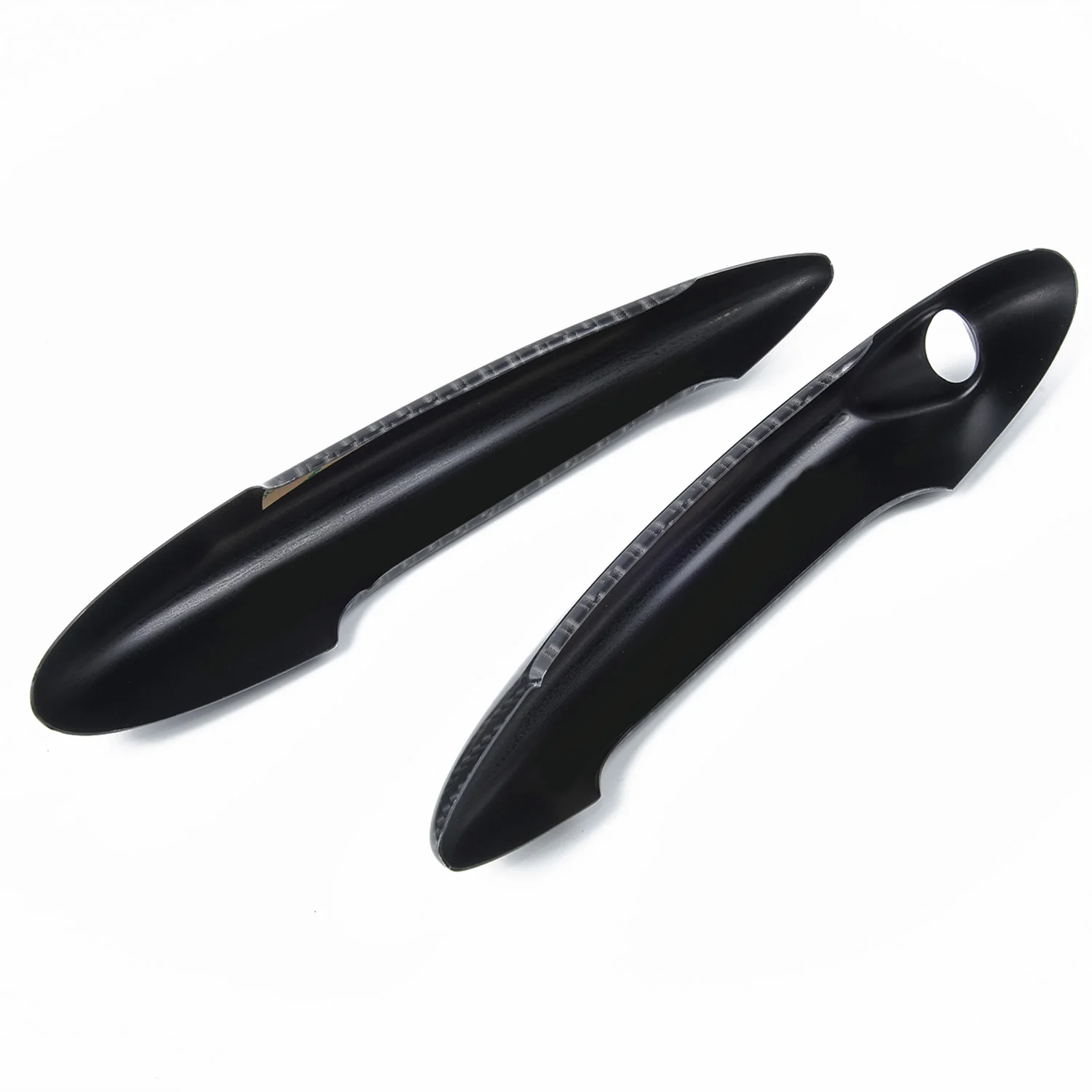 Комплект из 2 предметов крышка для автомобильной дверной ручки ABS пластик черный