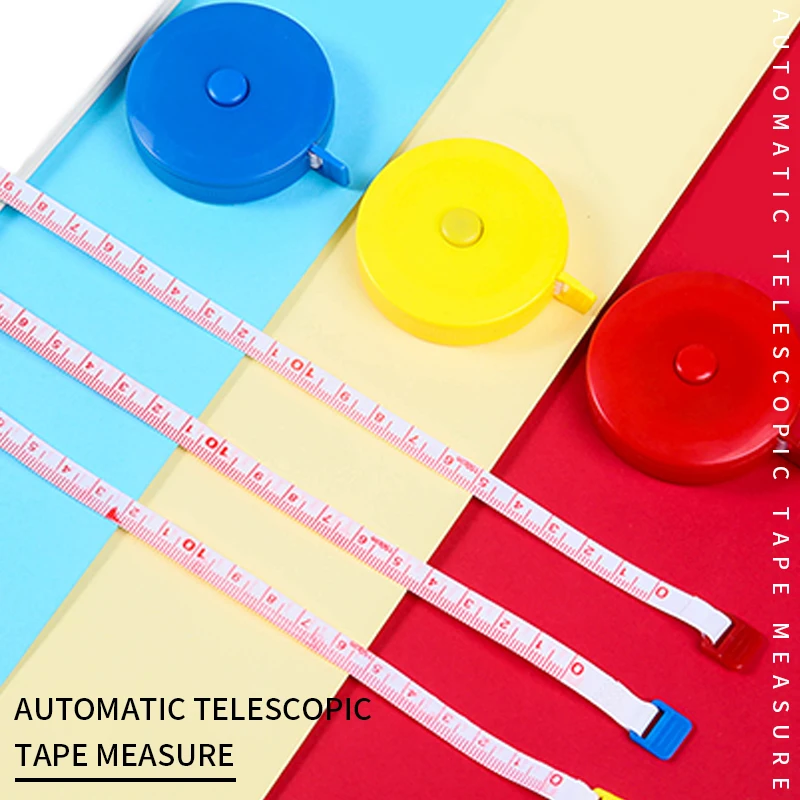 Выдвижная рулетка портативная измерительная мини лента брелок мягкая линейка