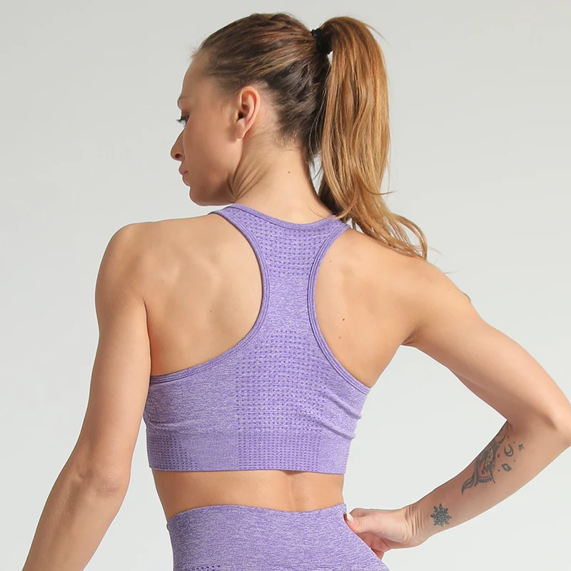 Сексуальный женский спортивный бюстгальтер для фитнеса йоги топ одежда