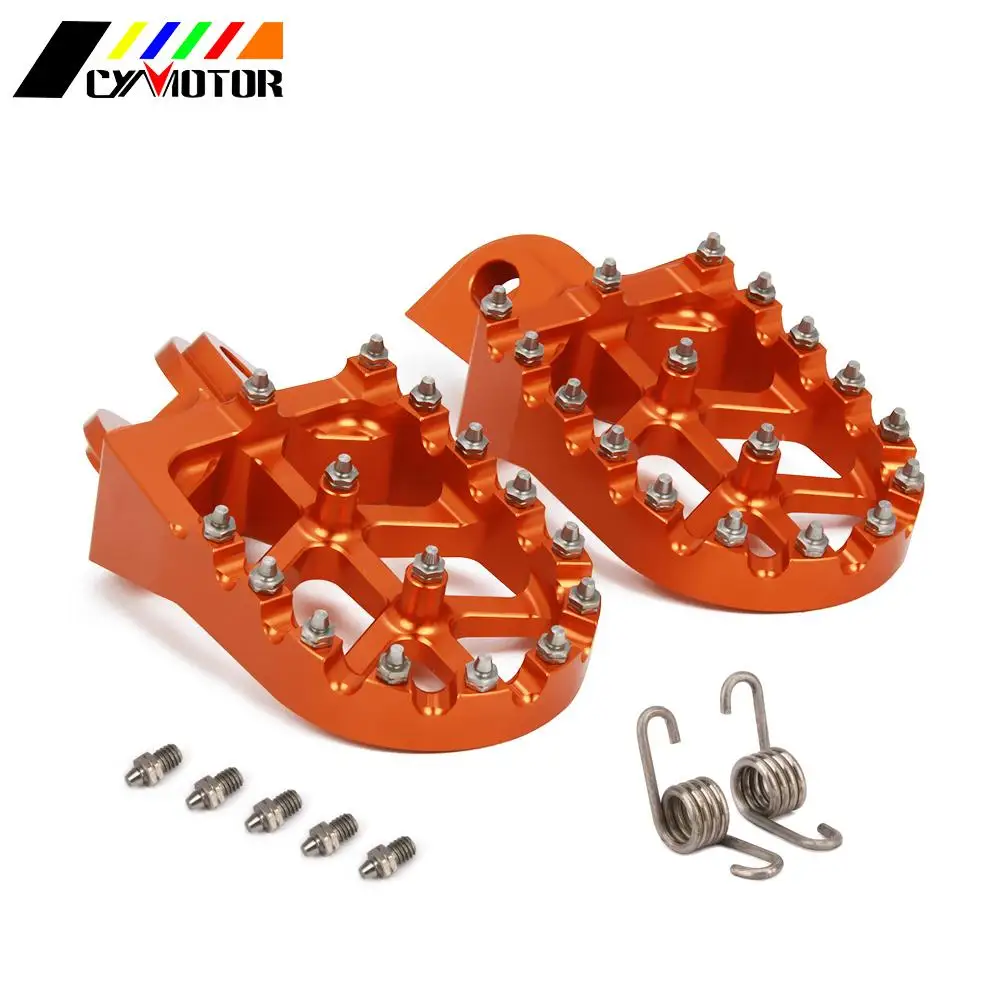 

Motorcycle CNC Foot Pegs Footpeg For KTM 65SX 85SX 125SX 250-450 SX-F 250SX EXC EXC-F XC XC-F XC-W XCF-W FREERIDE SUPER ENDURO