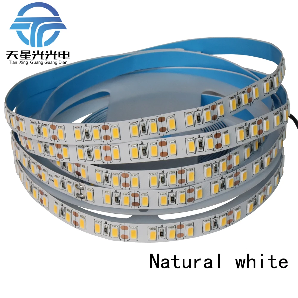 Корейский импортный чип супер яркий 120 светодиодный s/m 5 м DC12V SMD5630 не водонепроницаемая гибкая светодиодная лента ярче, чем 5050,2835