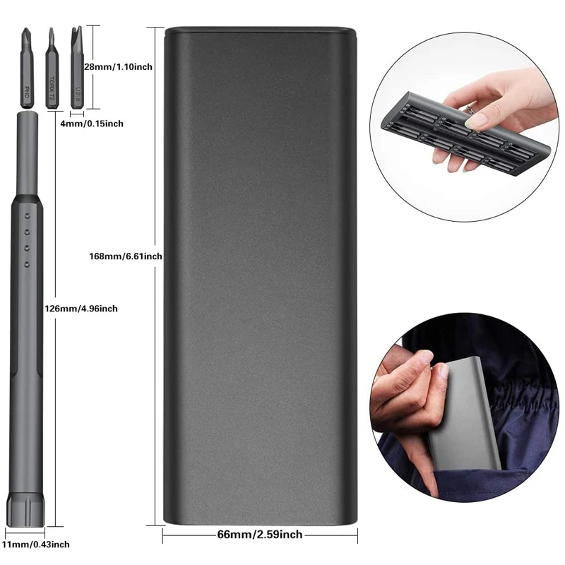 Screwdriver Set 50 in 1 Precision Magnetic Phillips Torx Hex Bits Mobile Phone Repair Hand Tool Kit | Инструменты