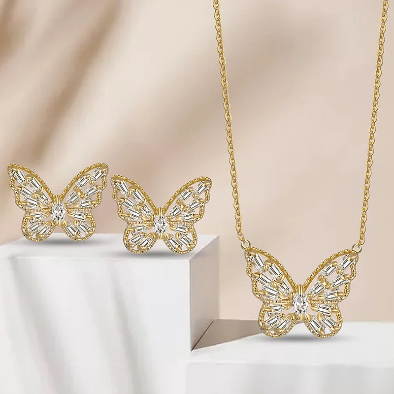 Lalynnly 10 стильные ослепительные кубические циркониевые Медные Ювелирные наборы