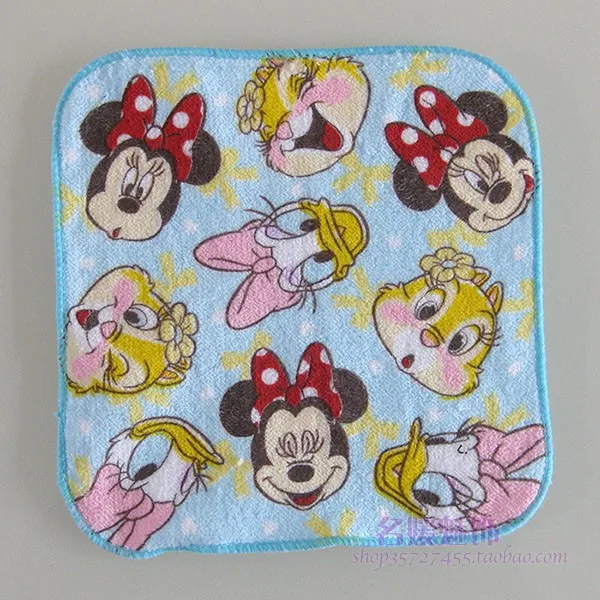 16*16 см милый мультяшный Микки Минни Маус Дейзи Дак Бэмби плюто шарф из чистого