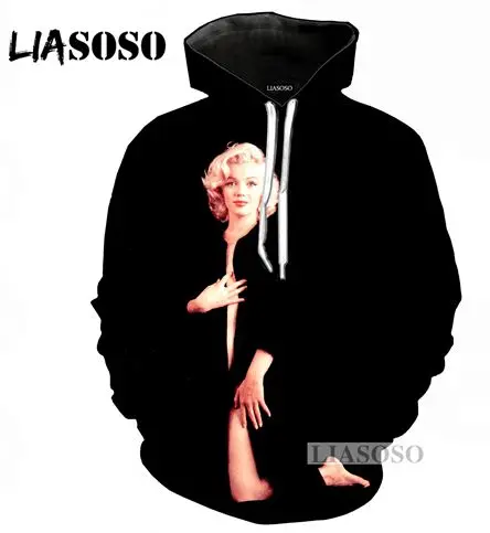 

Latest fashion hoodies goddess Marilyn clothes men and women hoodies 3D printing hoodies fashion brand clothing off white