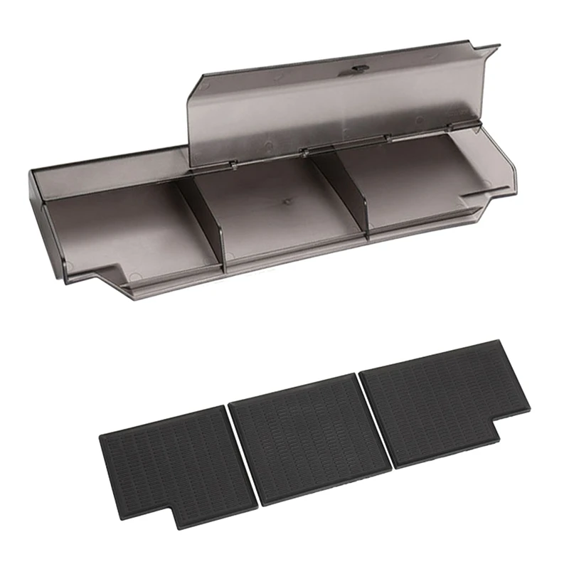 Center Console Storage Box Armrest Organizer Double Storey Non-Slip Glove for Tesla Model X 2017 2018 2019 2020 | Автомобили и