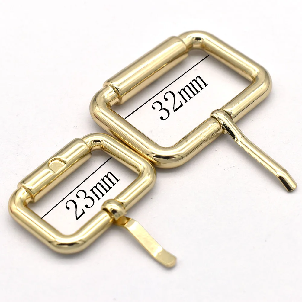 23-32 мм золото Регулируемая пряжка для ремня горка с декоративной металлической