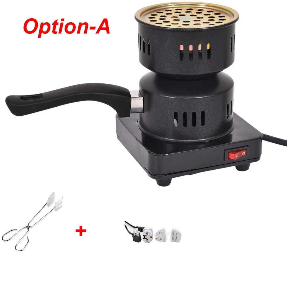 

220V EU Electronic Black Charcoal Stove Hot Plate Coal Burner Charcoal Heater Cooking Plate Multifunction electric stove