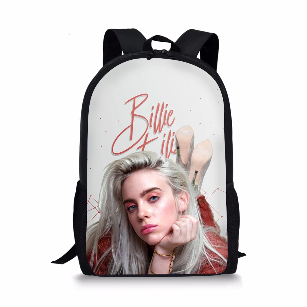 As picture THIKIN Spider-Girl Billie Eilish, школьные сумки с принтом, детские сумки, популярные повседневные сумки для девочек, детские сумки на плечо, на заказ - Цвет: As picture