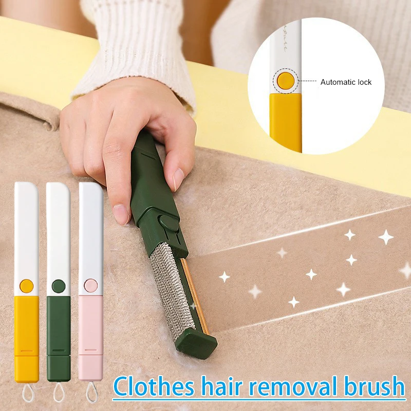 

Portable Manual Lint Remover Brush Two-Side Clothes Sheet Dust Cleaning Tools Pet Hair Remover Household HANW88