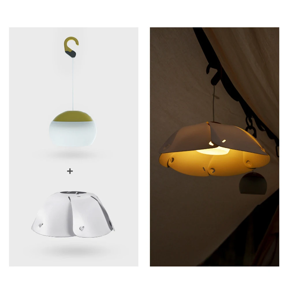 

Portable LED USB Charging Lamp Multifunctional Lantern Soft Light Home Garden Outdoor Hanging Emergency Lights