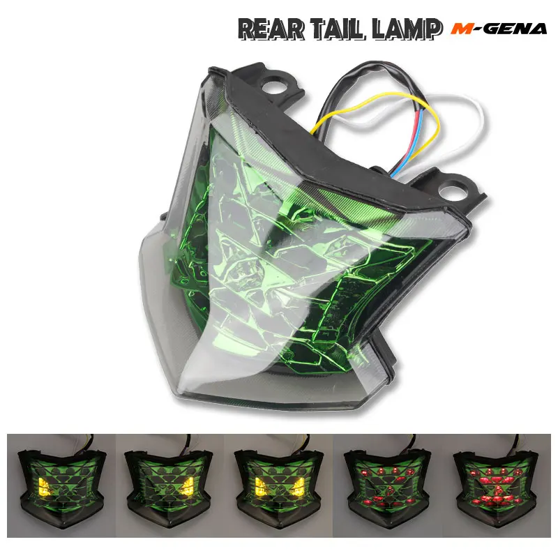 

Led Integrated Blinker Taillight Rear Tail Brake Turn Signals Light Smoke For KAWASAKI Z 900 Z900 ZR900 ABS 2017 2018 2019 2020