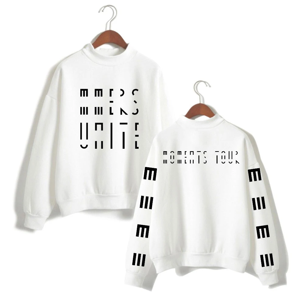 Свитшот женский с высоким воротником в стиле хип-хоп |