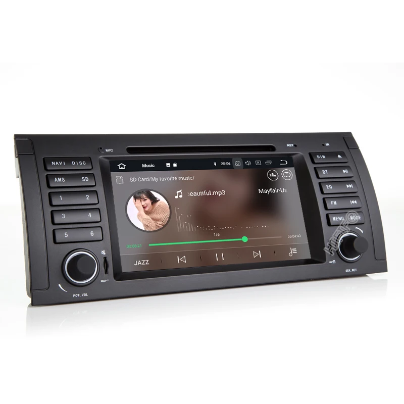 Android 10 4 Гб ОЗУ 64 ПЗУ GPS Navi автомобильный DVD мультимедийный для BMW E53 X5 E39 5 97 -06 DAB + Wifi 4G