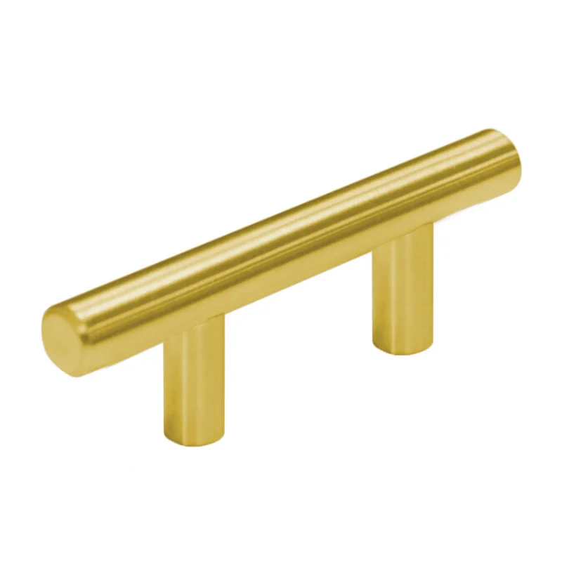 

2~14 Inches Stainless Steel Door Handles Gold T-type Drawer Cabinet Tiradores Wardrobe Door Pull Handle Hardware Cabinet Pulls