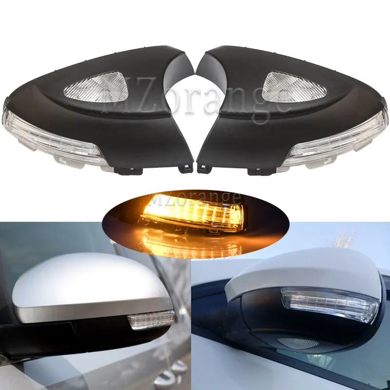 Светодиодный проблесковый для VW Tiguan 2007 2009 светодиодный сбоку Зеркало заднего
