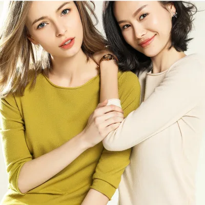 

Hstar Female Thin Solid Pullovers Knitted Low Crew O-neck Short Slim Fit and Elastic Full Sleeves Casual Fashion Loose Sweater