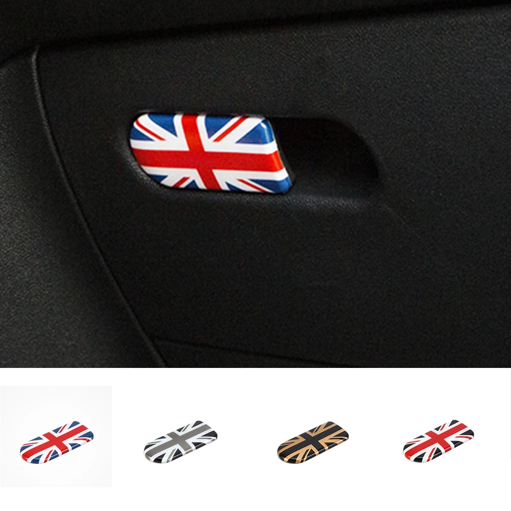 

Union Jack Car Glove Box Handle Decorative Storage Box Cover For BMW MINI Cooper S JCW F55 F56 F57 Clubman F54 Countryman F60