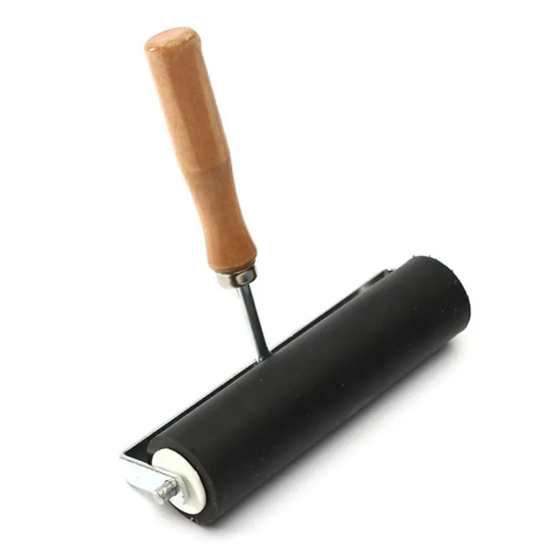 1Pc 15cm Heavy Duty Hard Rubber Roller Printing Ink Lino Artists Art Craft Paint Decorating Tool Sets |