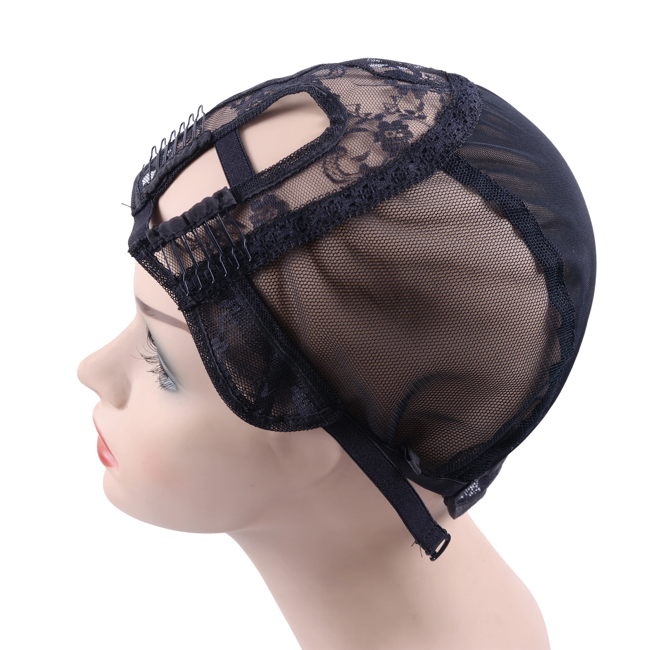 1 шт. размер S/M/L U образная часть плетеная шапочка для парика (2 зажима) внутренняя