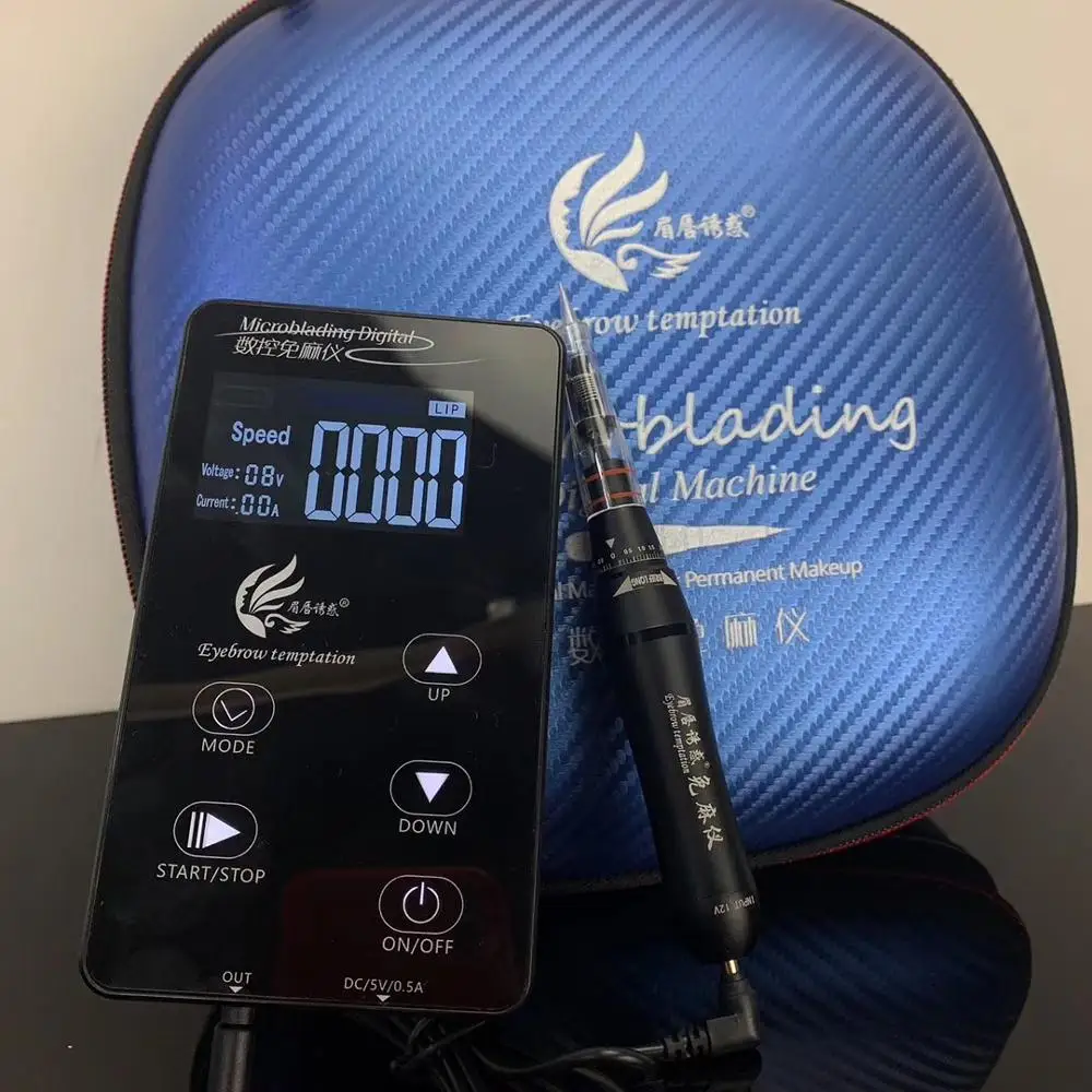 Аппарат для татуажа Micorblading цифровой и вращающийся аппарат перманентного макияжа