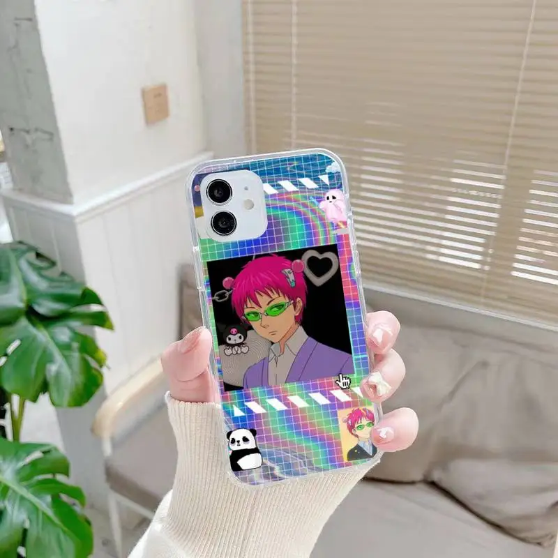 

The Disastrous Life of Saiki K Phone Case For iphone 7 8 plus x xr xs 11 12 mini pro max transparent nax fundas cover