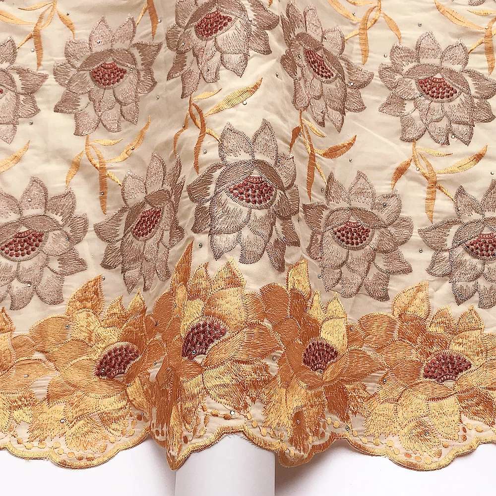 

Aso Ebi Gold Swiss Voile Lace in Switzerland 2021 Black Latest African Laces 2021 High Quality 2022 Nigerian Cotton Lace Fabric