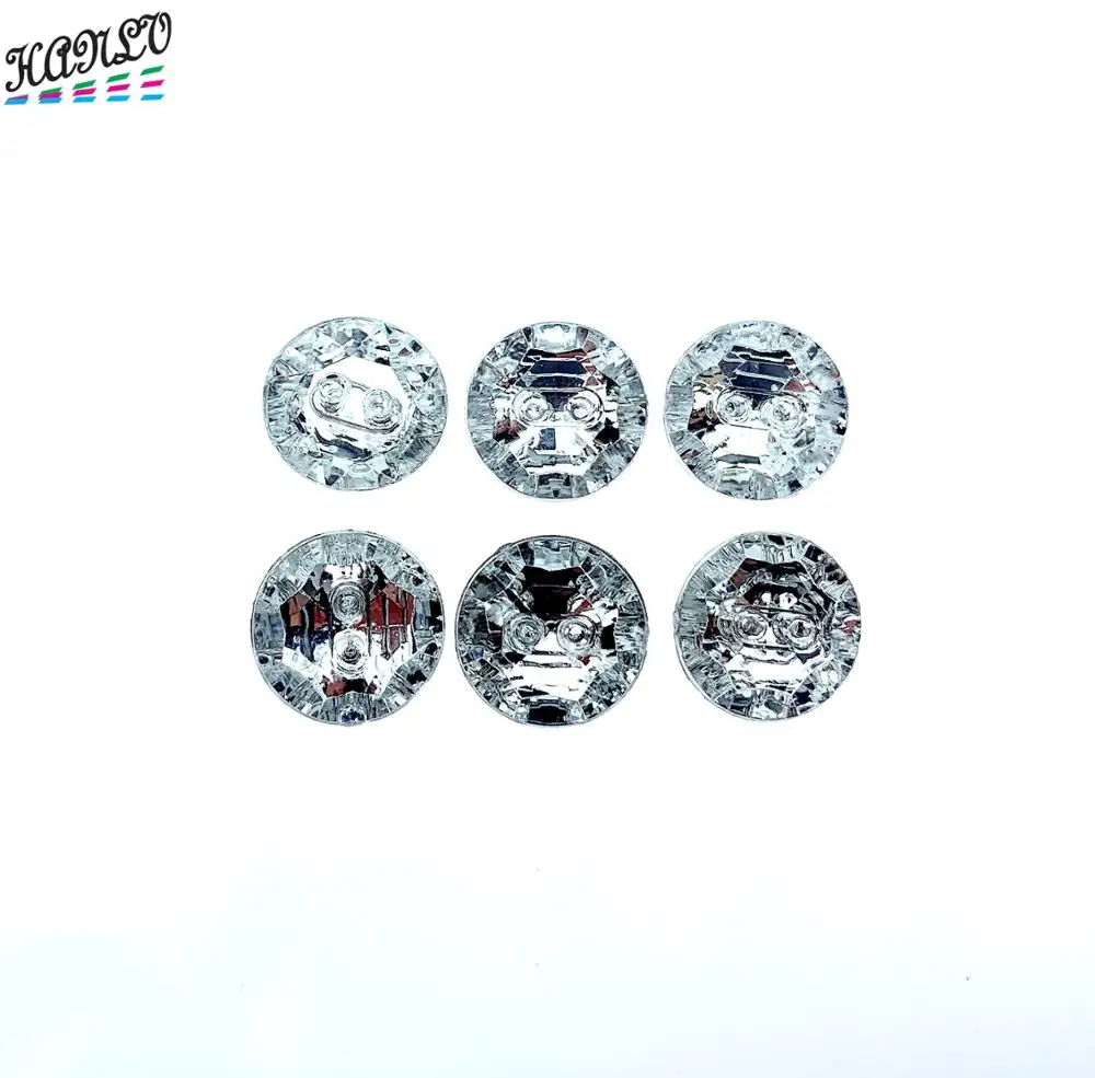 

HANLV 14mm100/300PCS Pentacle Random Plastic Buttons Apparel Sewing Accessories DIY Crafts