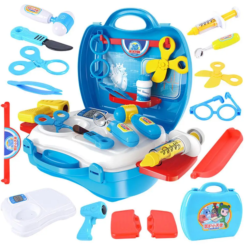 

Kids Multifunction Play House Doctor Medicine Suitcase Role Play Toys Set Kit Case Pretend Game Accessories Family Entertainment