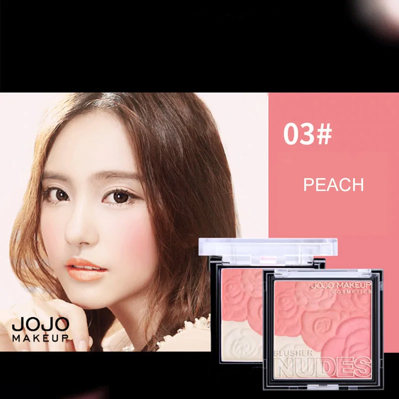 Роскошная брендовая косметика новинка румяна для макияжа пудра 4 цвета Цветочная