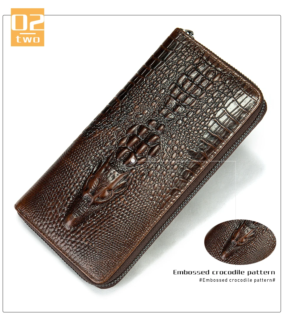 Мужской кошелек/клатч WESTAL, мужской кошелек из натуральной кожи, винтажная мужская сумка-клатч с узором «крокодиловая кожа», держатель для карт, сумка для денег