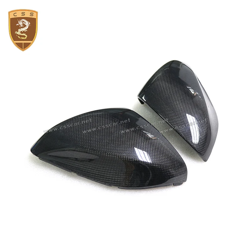 Модный чехол для зеркала заднего вида из сухого углеродного волокна подходит Ferrli