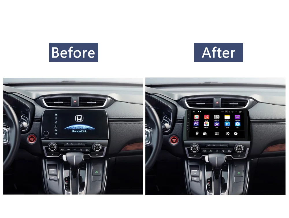 Android 9,0 автомобильный Радио мультимедийный плеер для HONDA CR-V 1 din " Авторадио gps Видео автомобильный DVD мультимедийный плеер bluetooth 4,0