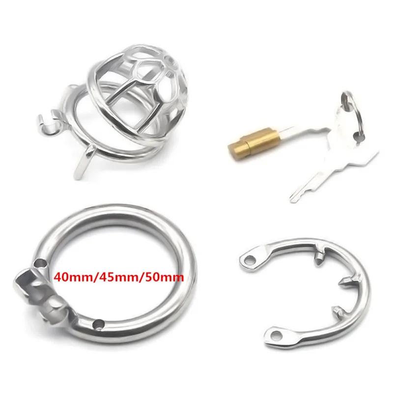 Мужское устройство верности из нержавеющей стали 2020 с зазубренным кольцом