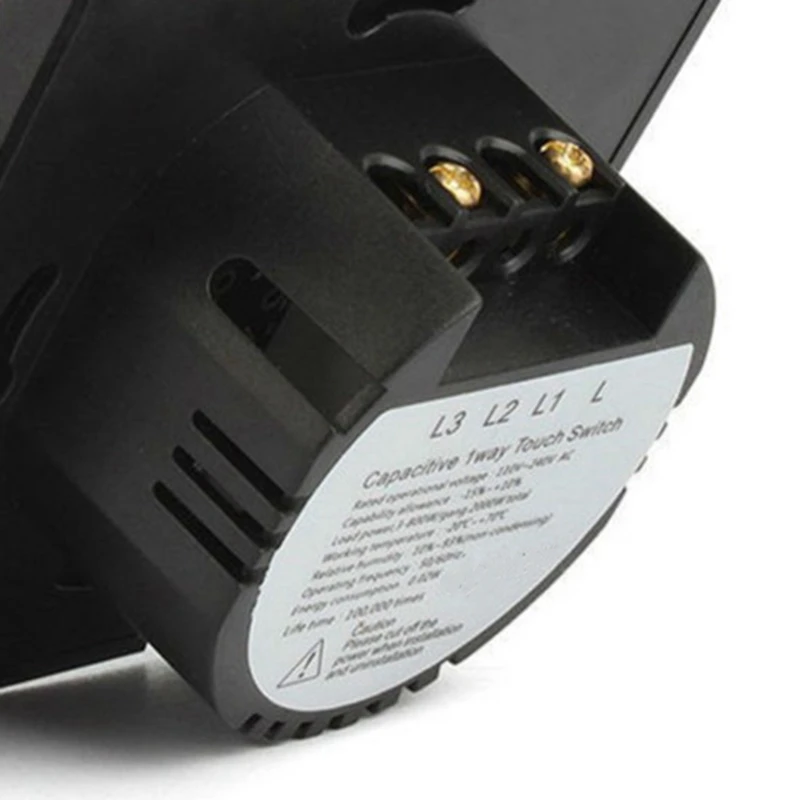 Стандарт ЕС хрустальный стеклянный переключатель 1 банда способ умный дом свет