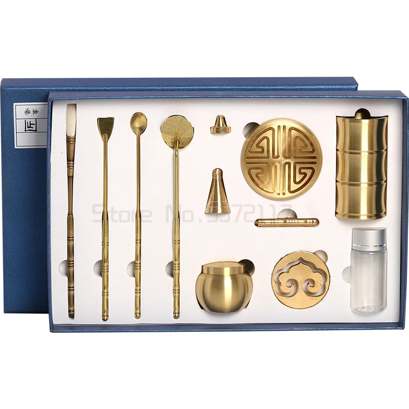 

burner, pure copper incense Road, entry-level development tools, pan incense burner, household tower incense mold