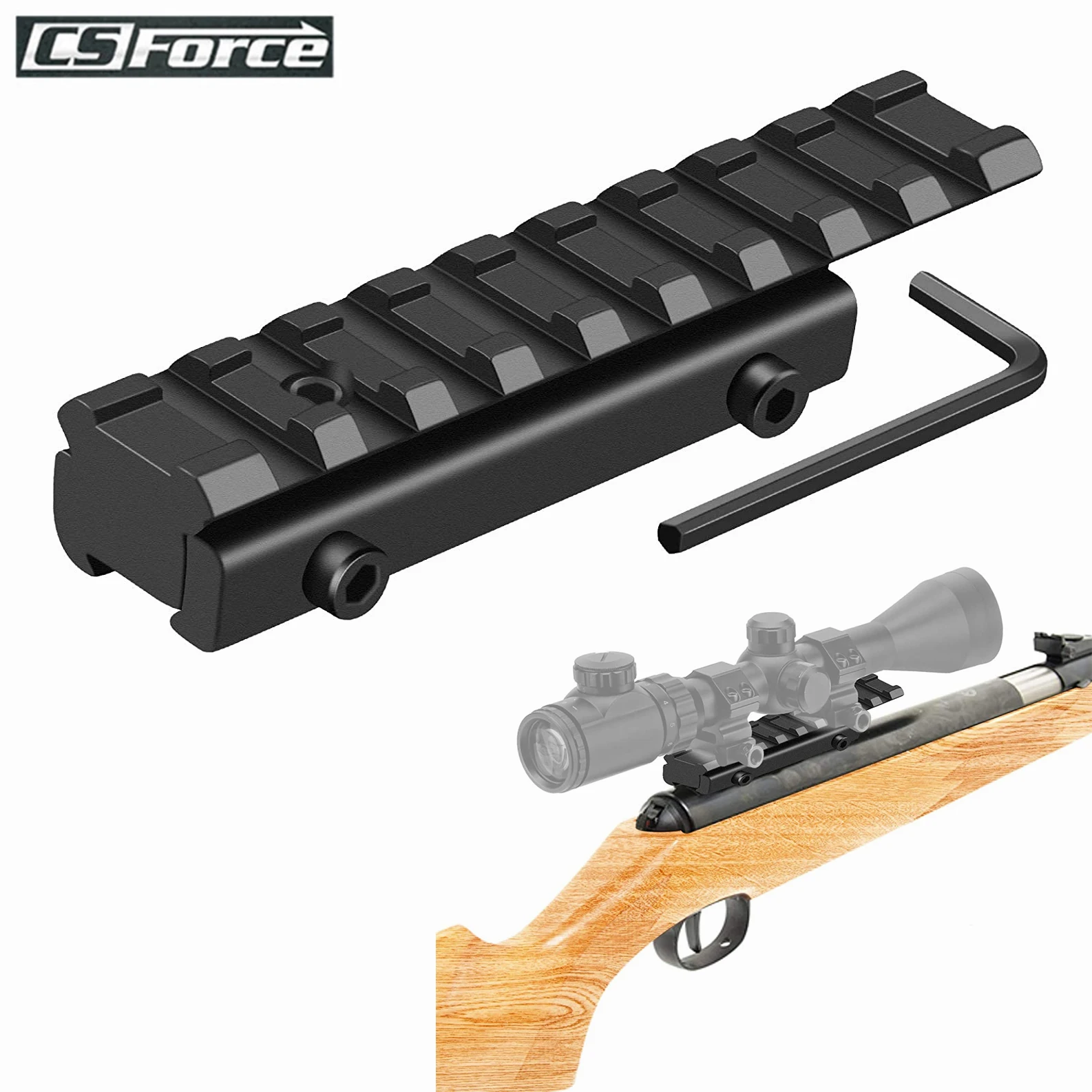 

11mm Dovetail to 21mm Picatinny Weaver Rail Convert Mount Adapter Low Profile Scope Mount Riser Rail Base Hunting Gun Accessory