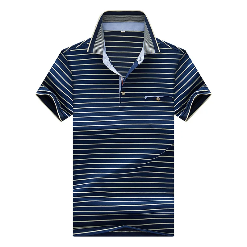 Мужская летняя рубашка-поло с коротким рукавом новинка 2020 модная деловая