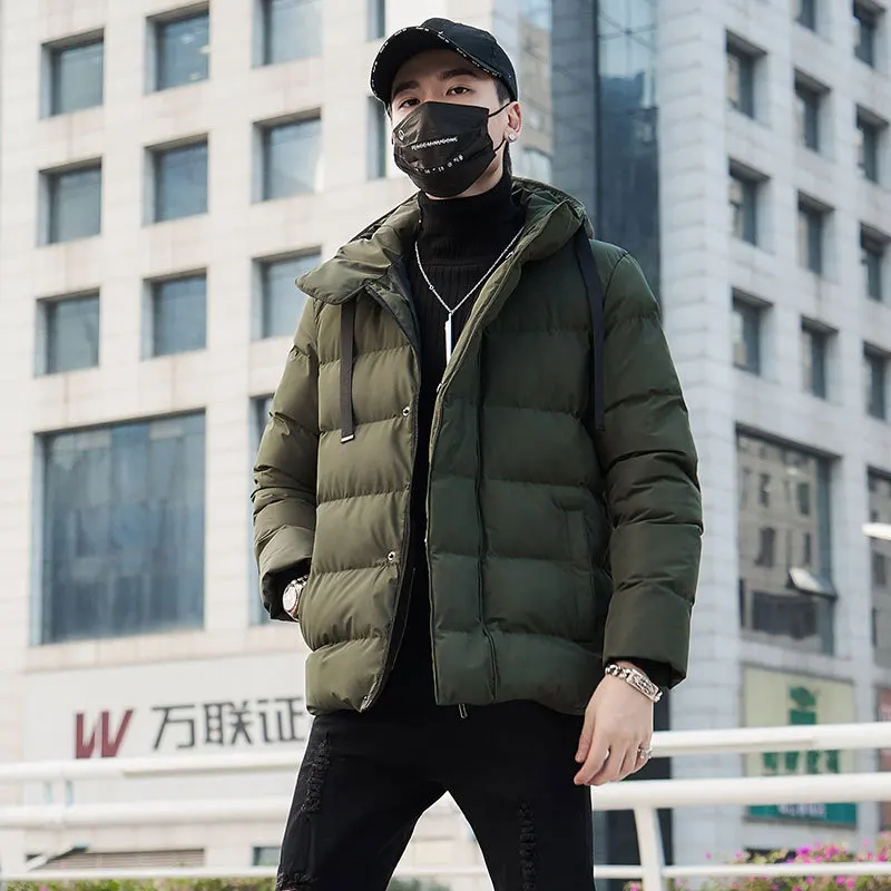 

New Heated Parkas Men Hooded Winter Thicken Outdoor Warm Heating Jacket Male USB Cotton Padded Coat Mens Thick Jackets Thermal