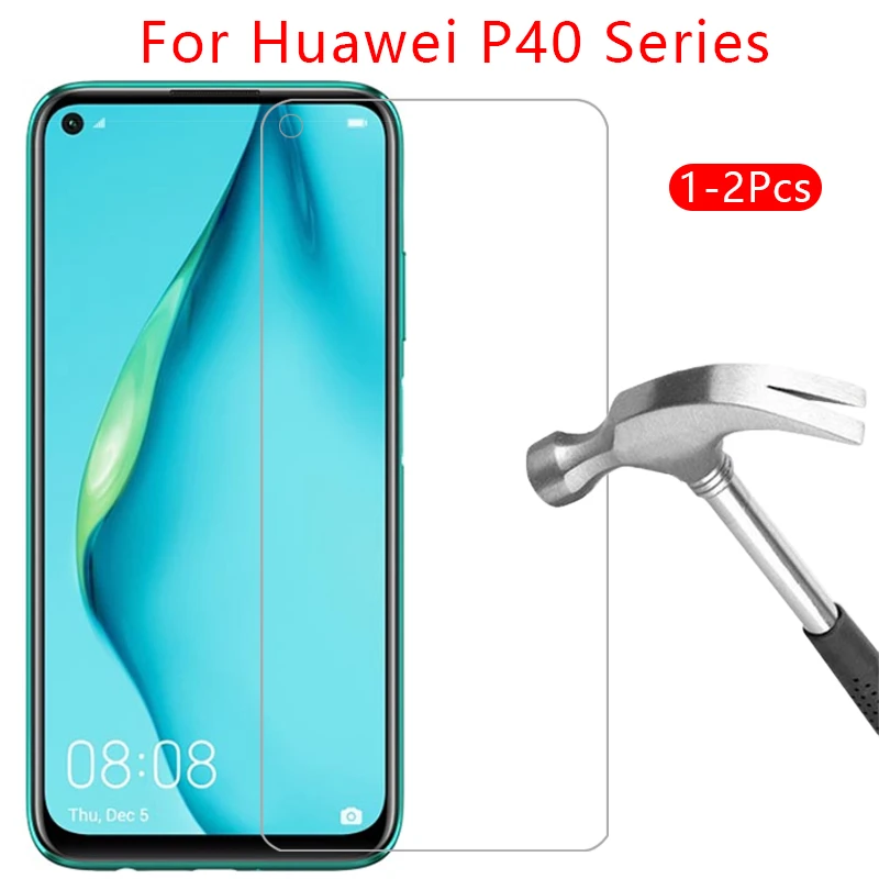 Защитное стекло для huawei p40 lite e 5g защита экрана закаленное на p 40 light p40lite пленка