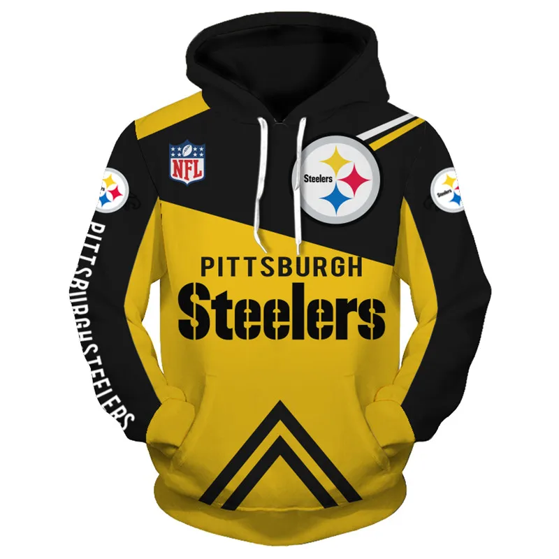 

20213d Printed Men's And Women's Casual Hoodies Yellow And Black Stitching Printed 3d Sweatshirt
