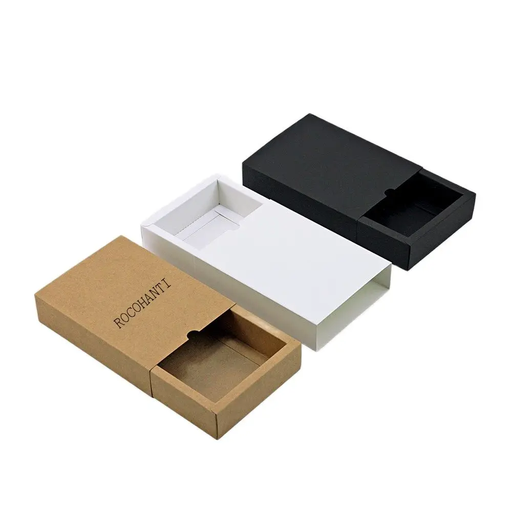 50X заказ на коробочка из картонной бумаги ручной работы ящик для одежды