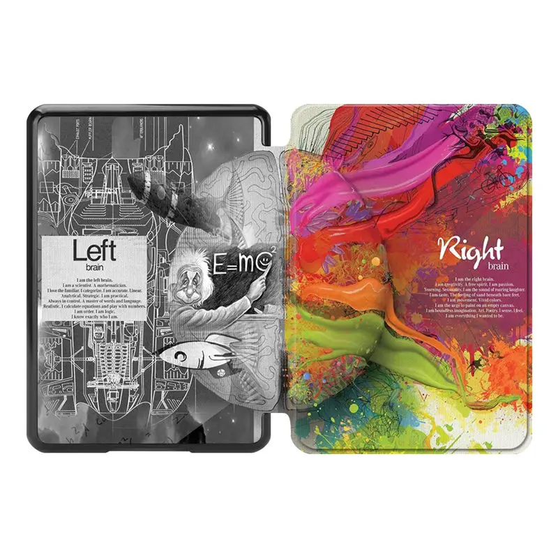 AM01 MTT тонкий из искусственной кожи чехол для Amazon Kindle Paperwhite 4 10th версия Флип Стенд Smart Cover с рисунком защитный чехол для планшета - Цвет: AM01