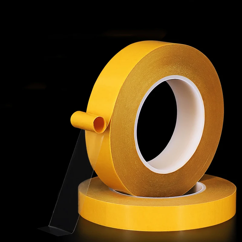 Двухсторонняя лента ПЭТ устойчивая к высоким температурам 50 м не оставляет