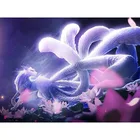 Алмазная живопись девять хвостов лиса Набор для вышивки крестом подарки для рисования Алмазная вышивка Кленовая мозаика дизайн домашнего декора gxs79