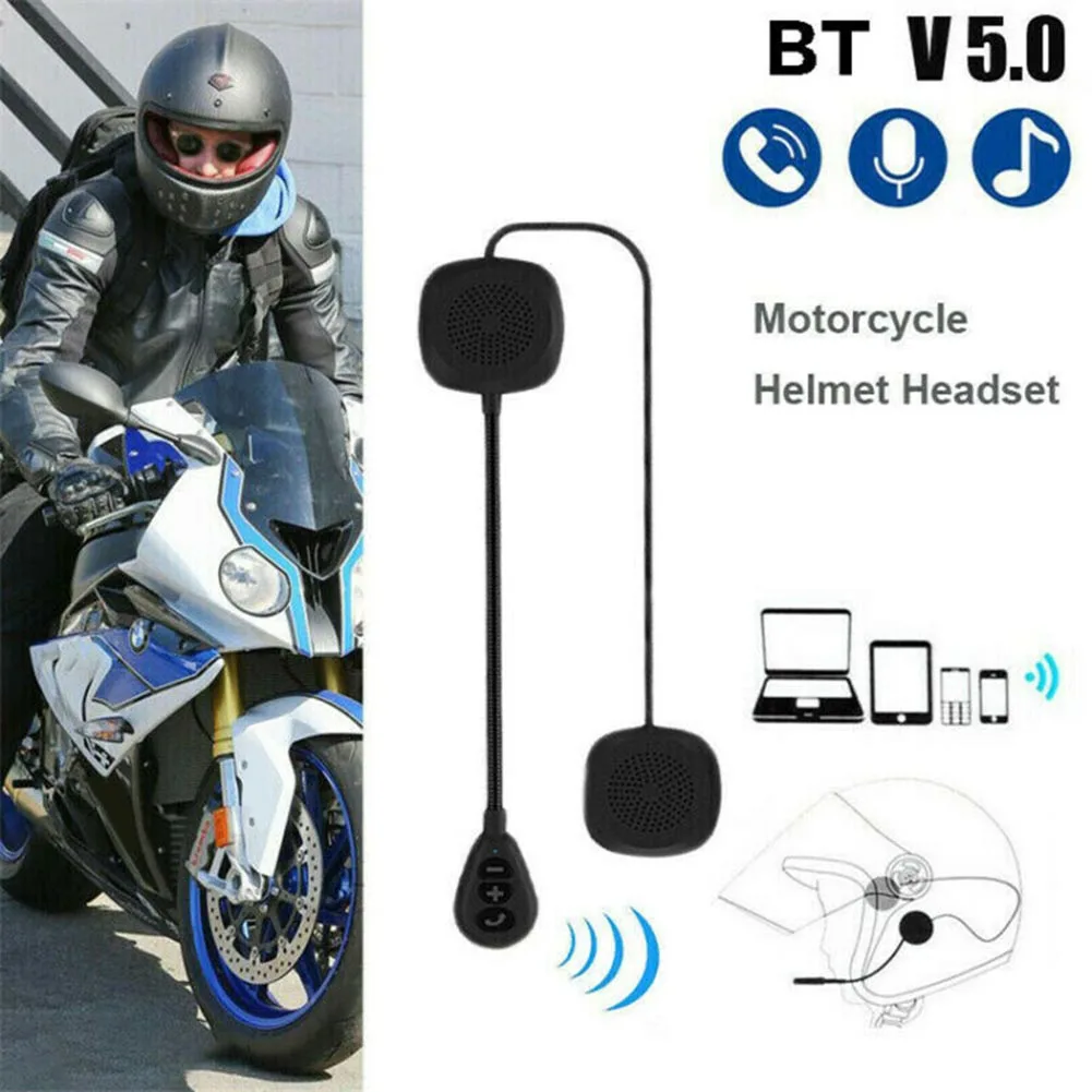 Гарнитура для шлема с поддержкой Bluetooth 5 0 и функцией подавления шума|Наушники