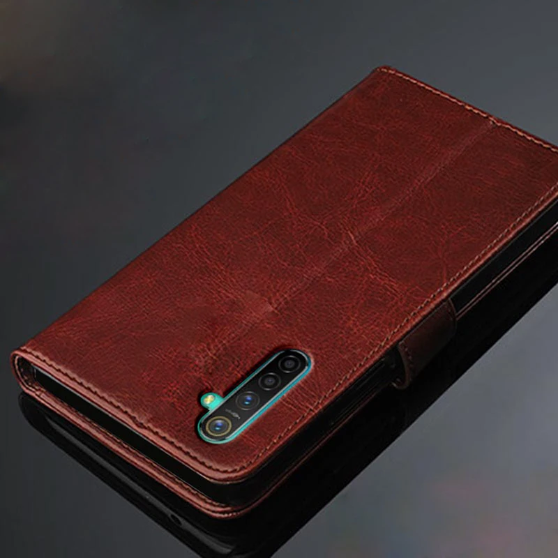 Realme X2 RealmeX2 RealmeXT Кожаный Чехол Премиум PU кожаный бумажник PU флип чехол для Oppo Realme X2 XT