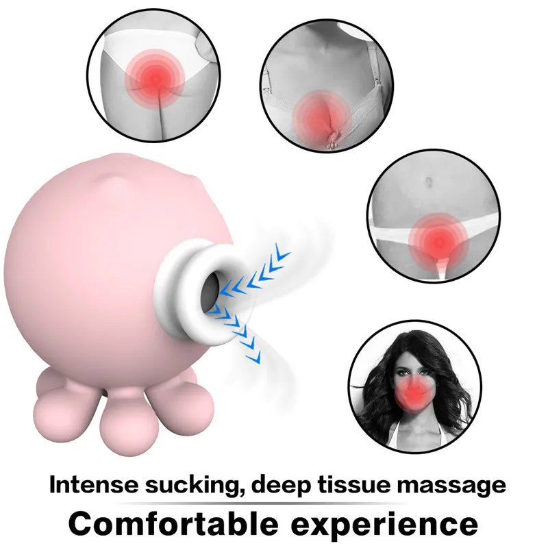 Силиконовый 9 скоростной Массажер для сосания вибрирующий массажер присоски