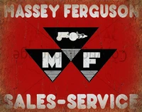 metal massey ferguson sales service metal tin sign poster